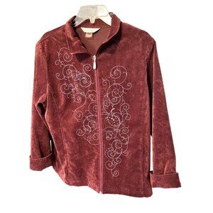 SIZE 14 TOP SIZE 12 BOTTOM ALLISON DALEY  SET CORDUROY LIKE TEACHER, WORK WEAR